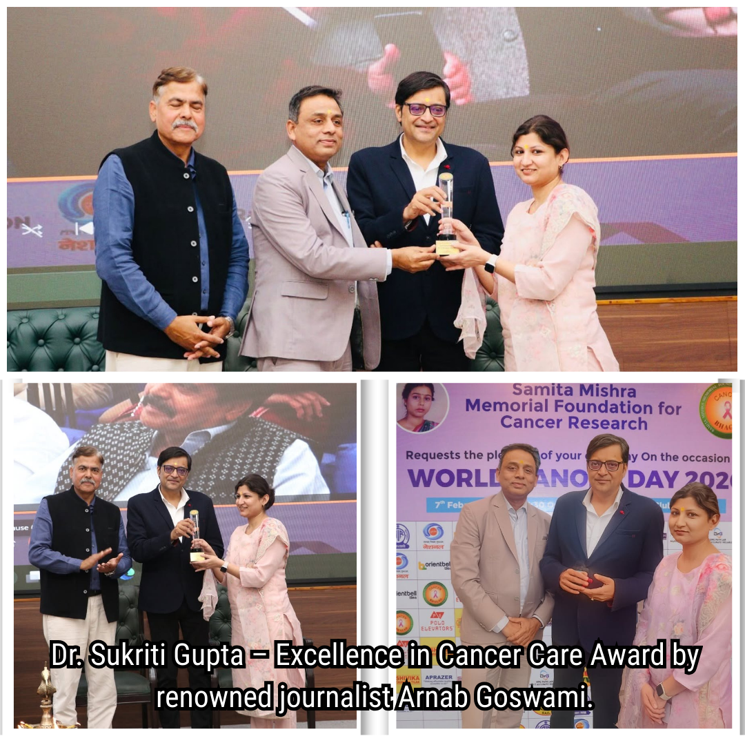 Dr. Sukriti Gupta – Excellence in Cancer Care Award by Arnab Goswami.